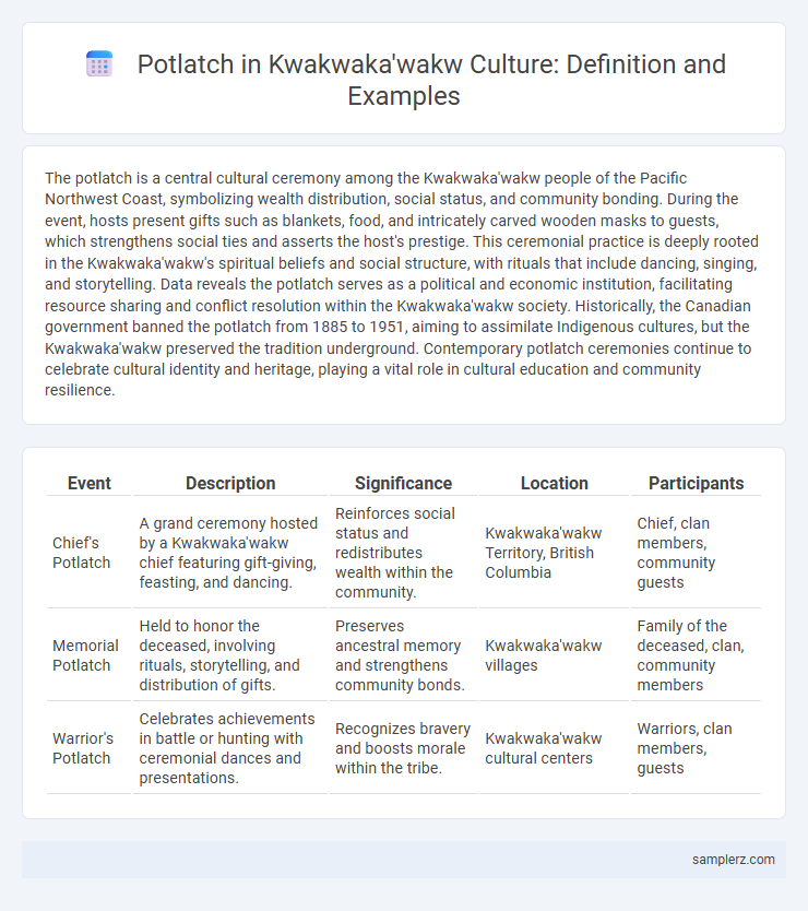 Potlatch in Kwakwaka'wakw Culture: Definition and Examples