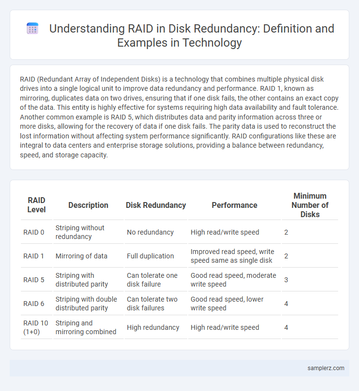 Understanding RAID in Disk Redundancy: Definition and Examples in Technology