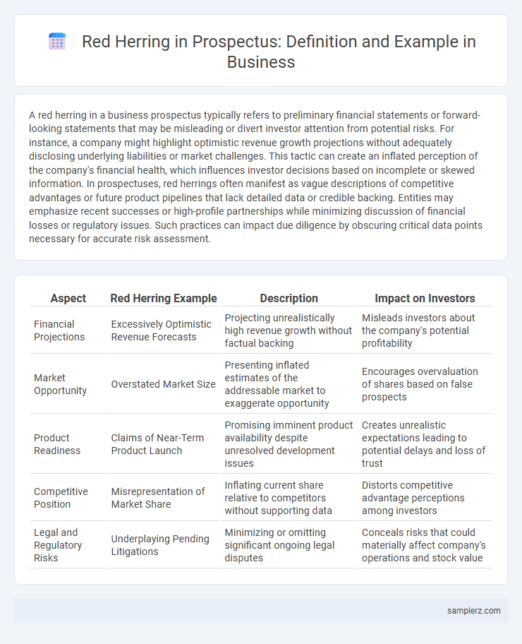 Red Herring in Prospectus: Definition and Example in Business