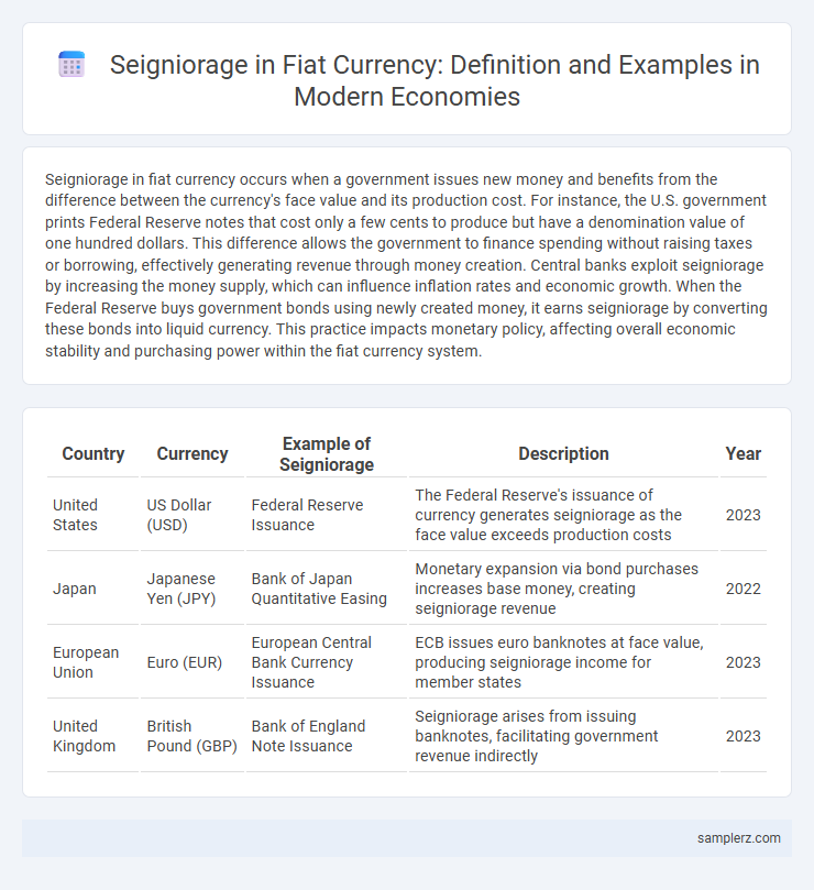 Seigniorage in Fiat Currency: Definition and Examples in Modern Economies