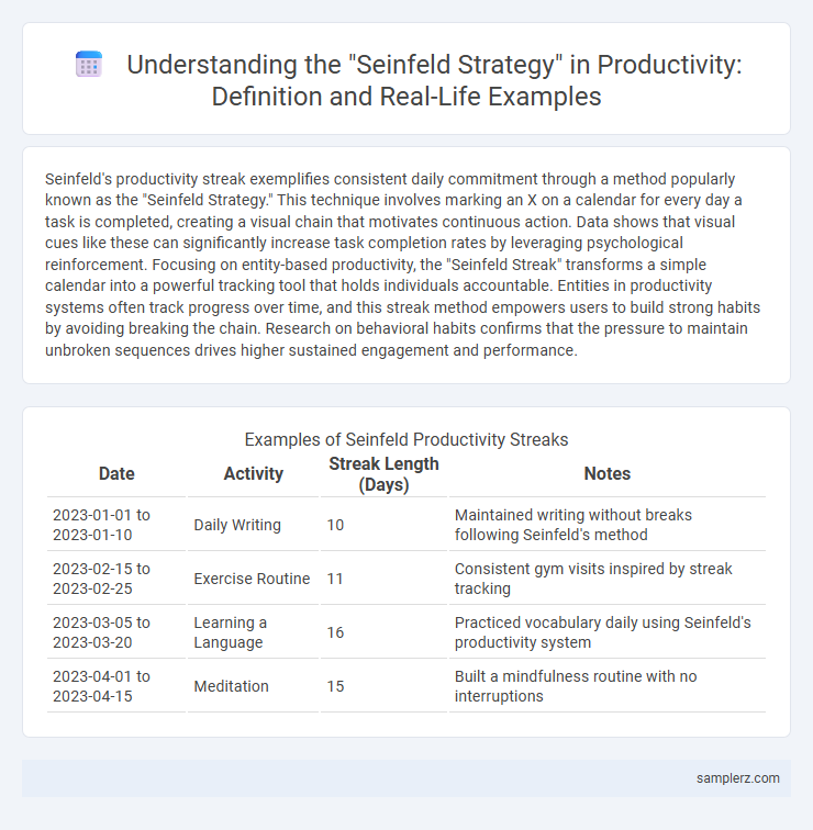 Understanding the Seinfeld Strategy in Productivity: Definition and Real-Life Examples
