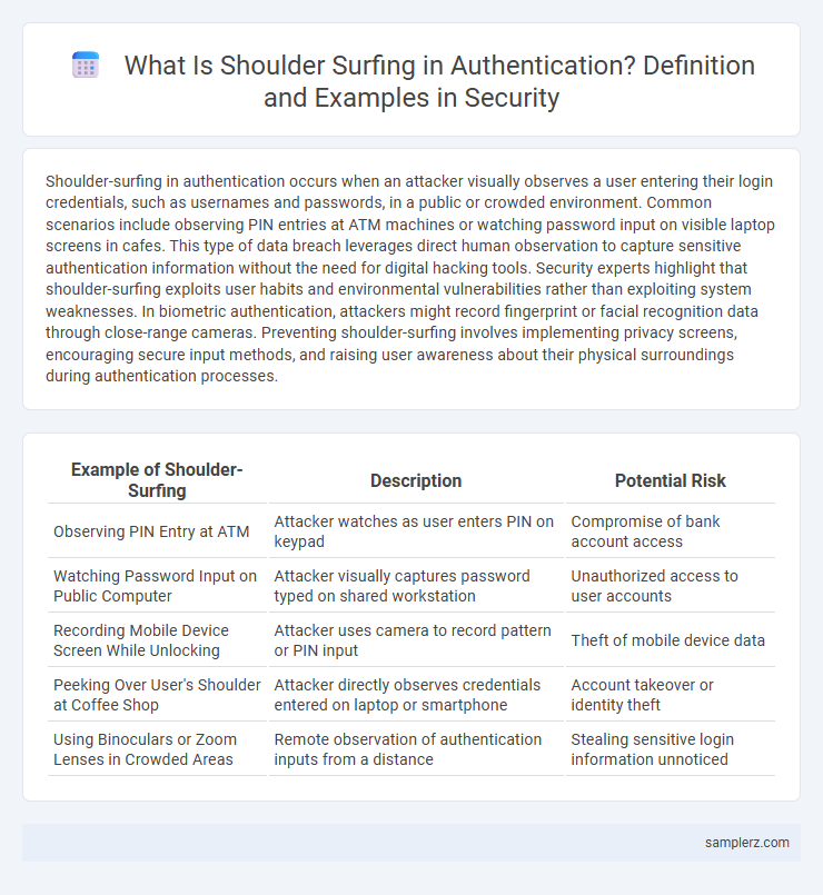 What Is Shoulder Surfing in Authentication? Definition and Examples in Security
