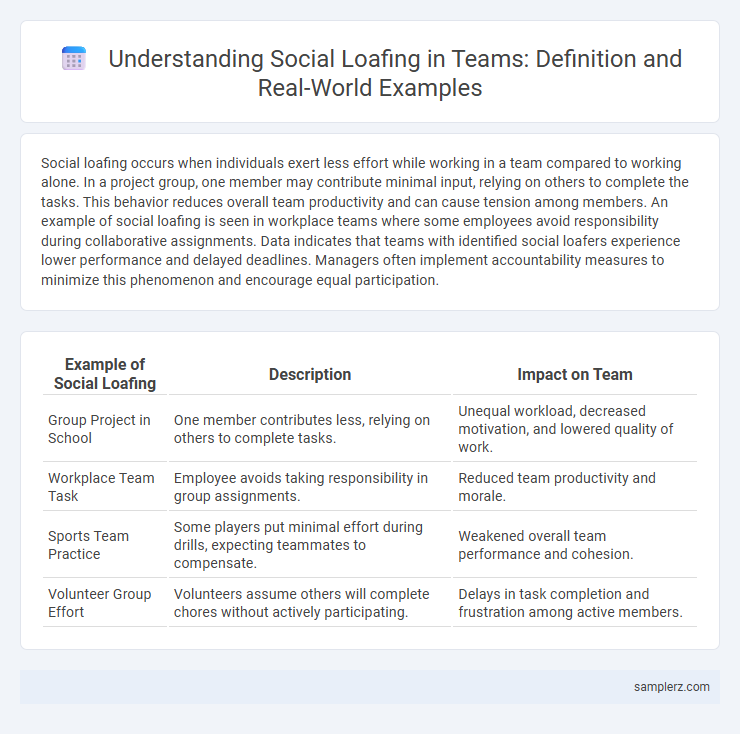 Understanding Social Loafing in Teams: Definition and Real-World Examples