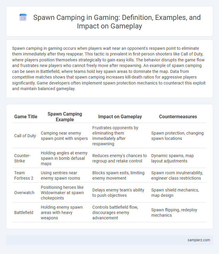 Spawn Camping in Gaming: Definition, Examples, and Impact on Gameplay
