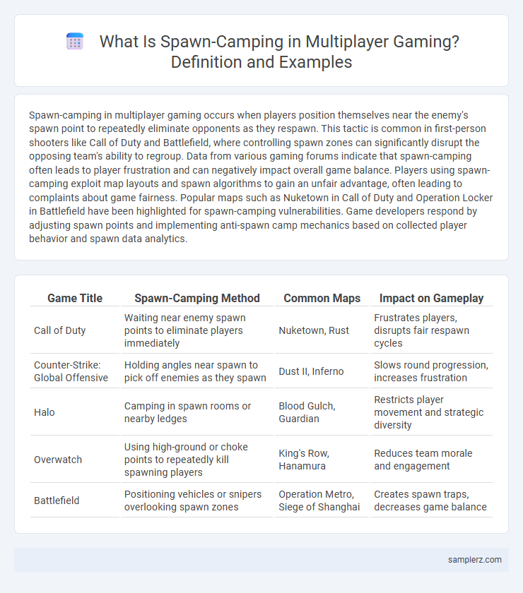 What Is Spawn-Camping in Multiplayer Gaming? Definition and Examples