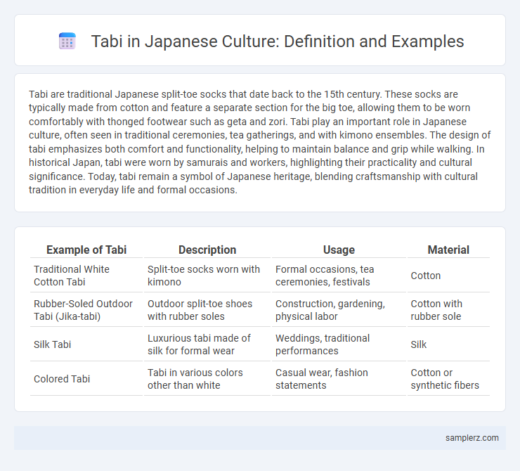 Tabi in Japanese Culture: Definition and Examples