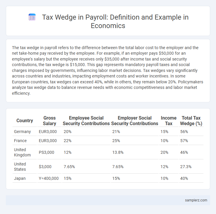 Tax Wedge in Payroll: Definition and Example in Economics