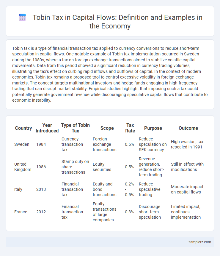 Tobin Tax in Capital Flows: Definition and Examples in the Economy