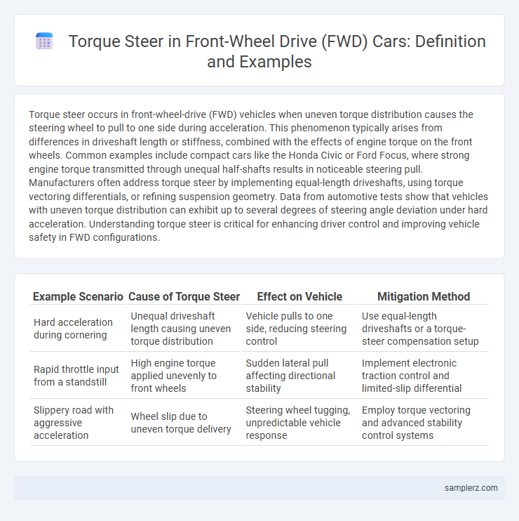 Torque Steer in Front-Wheel Drive (FWD) Cars: Definition and Examples