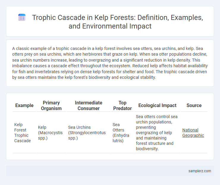 Trophic Cascade in Kelp Forests: Definition, Examples, and Environmental Impact