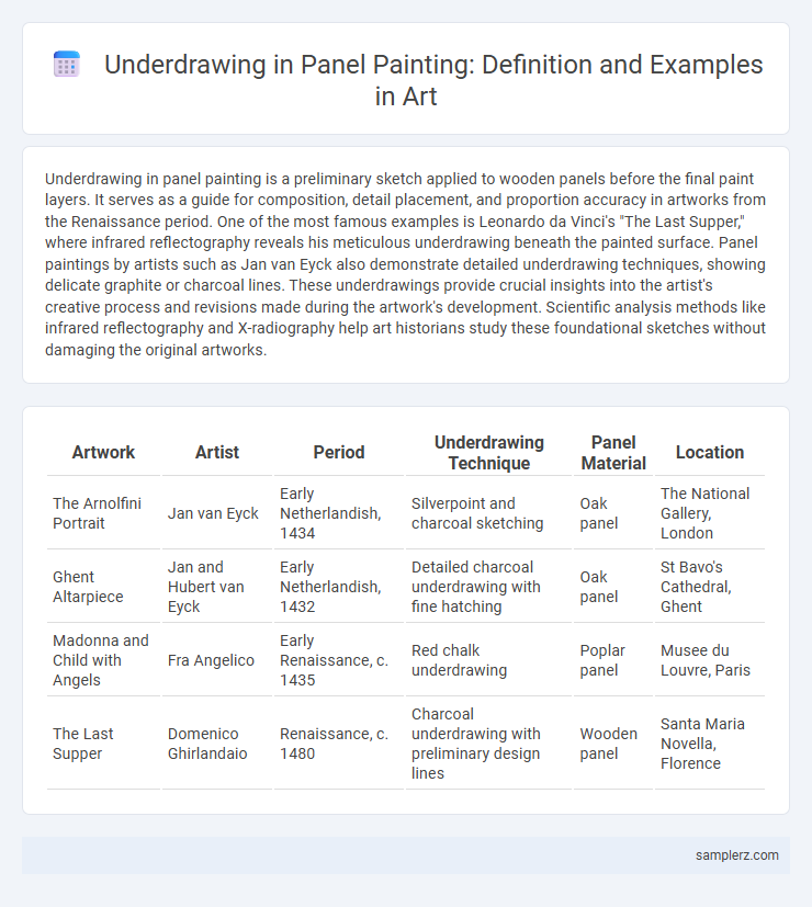 Underdrawing in Panel Painting: Definition and Examples in Art