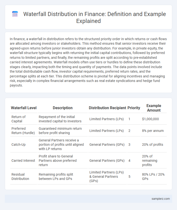 Waterfall Distribution in Finance: Definition and Example Explained