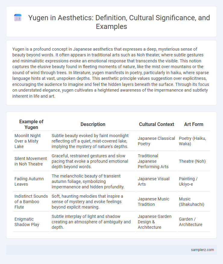 Yugen in Aesthetics: Definition, Cultural Significance, and Examples