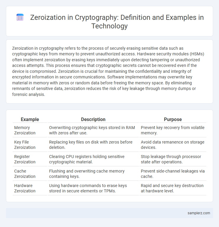 Zeroization in Cryptography: Definition and Examples in Technology