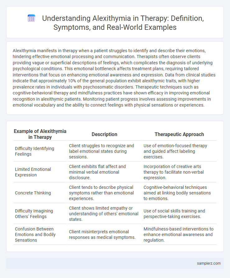Understanding Alexithymia in Therapy: Definition, Symptoms, and Real-World Examples