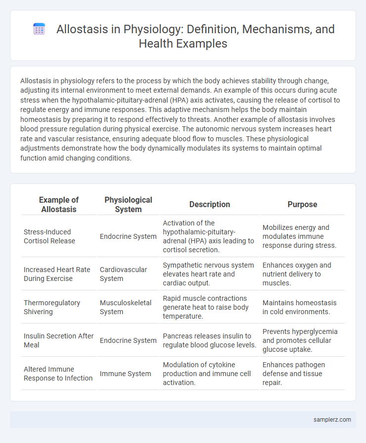 Allostasis in Physiology: Definition, Mechanisms, and Health Examples