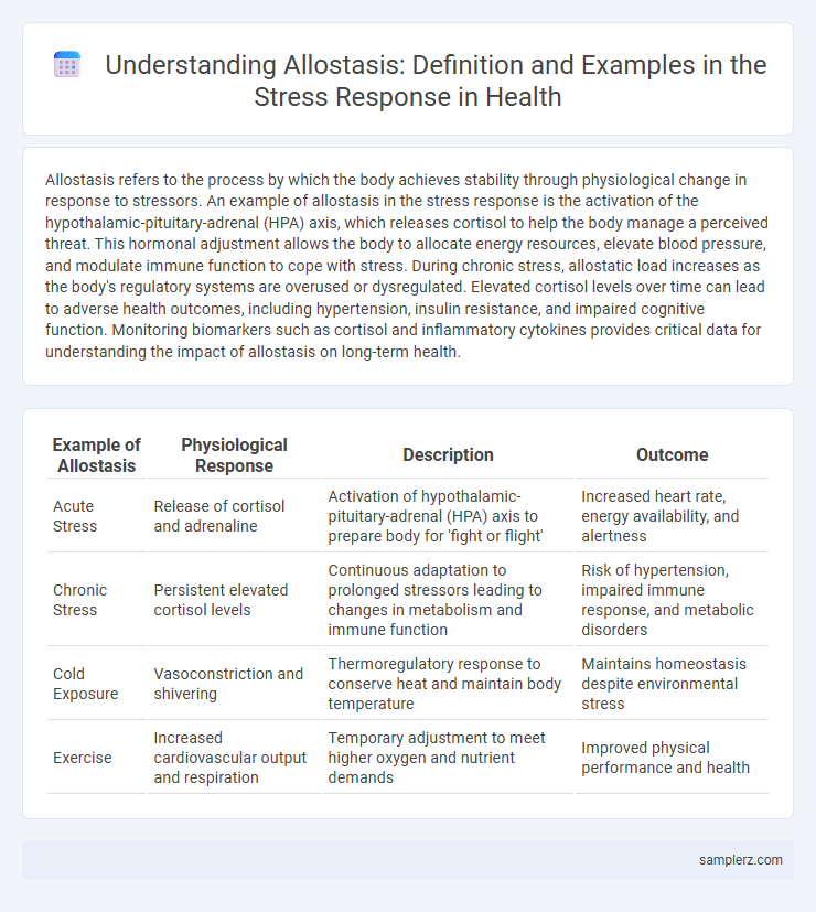 Understanding Allostasis: Definition and Examples in the Stress Response in Health