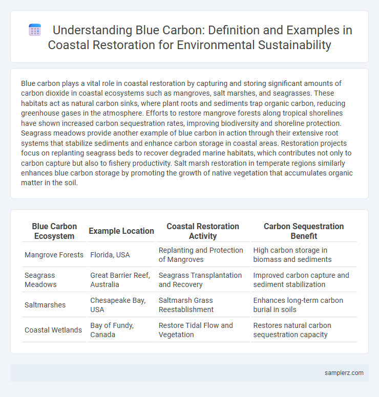 Understanding Blue Carbon: Definition and Examples in Coastal Restoration for Environmental Sustainability