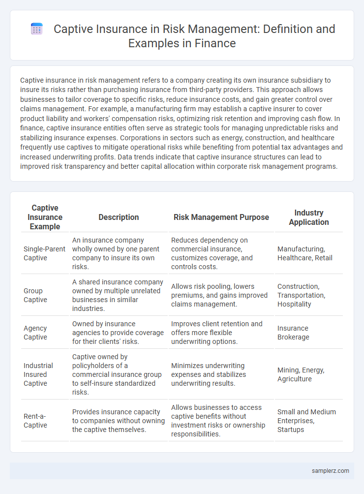 Captive Insurance in Risk Management: Definition and Examples in Finance