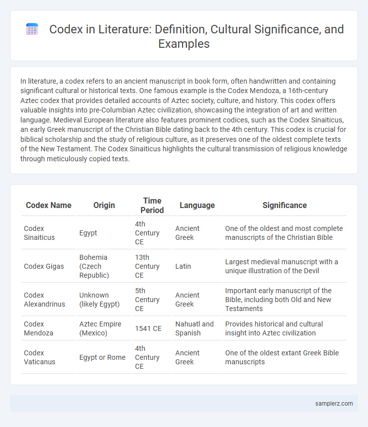 Codex in Literature: Definition, Cultural Significance, and Examples