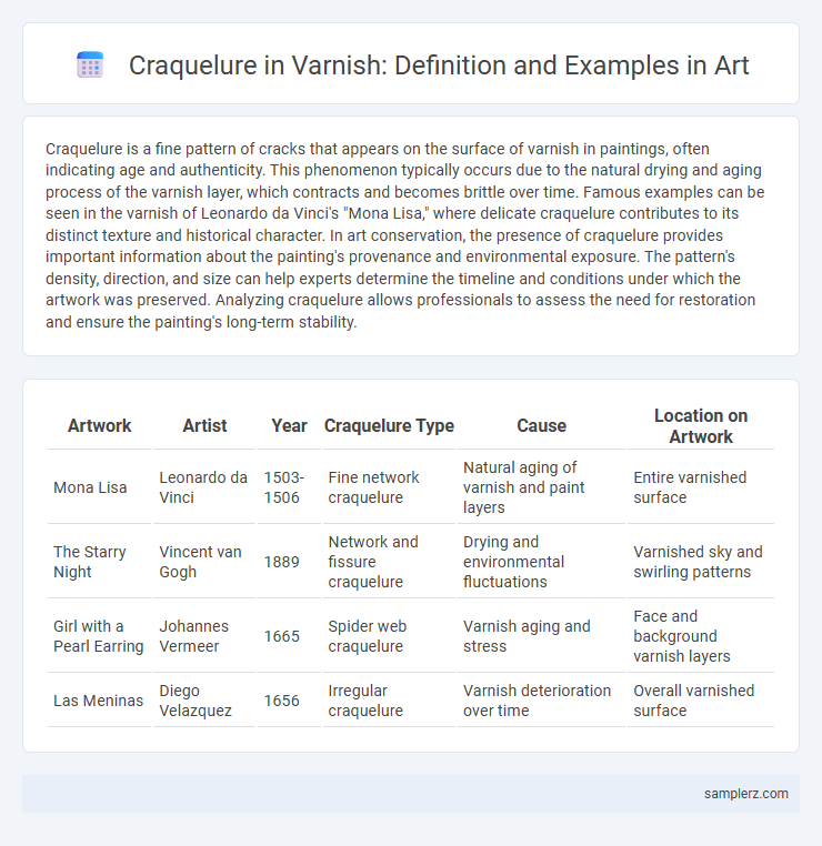 Craquelure in Varnish: Definition and Examples in Art