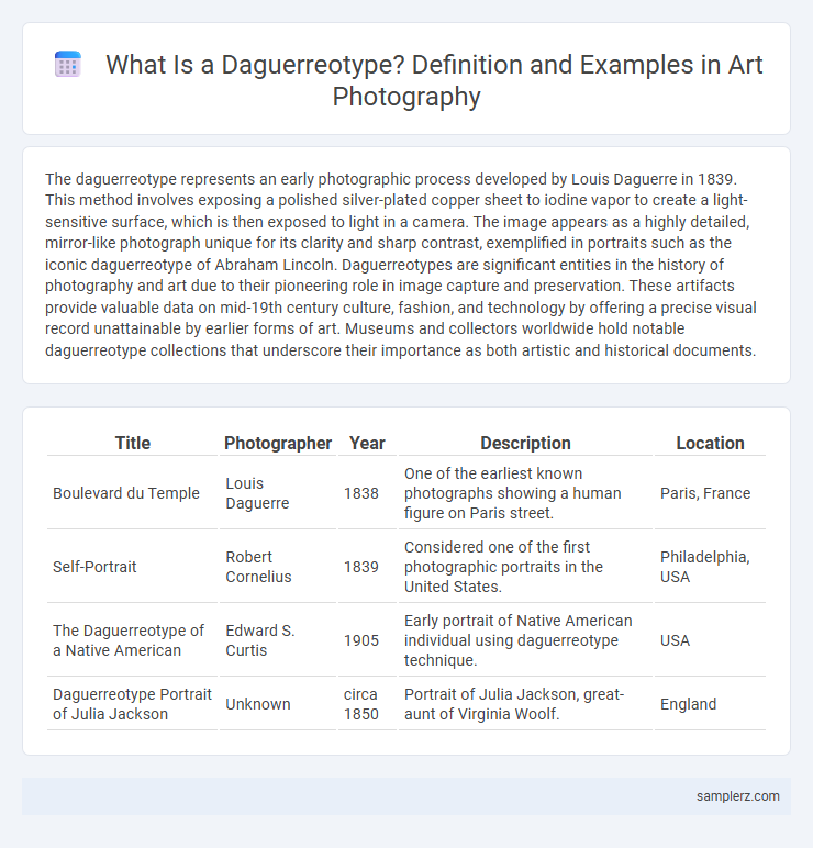 What Is a Daguerreotype? Definition and Examples in Art Photography