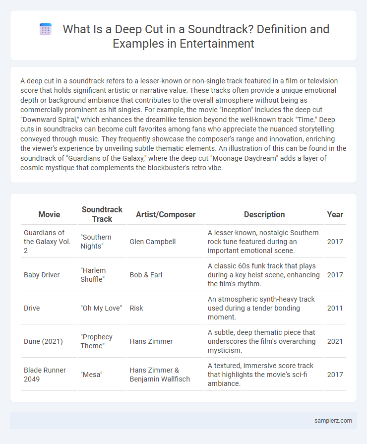 What Is a Deep Cut in a Soundtrack? Definition and Examples in Entertainment