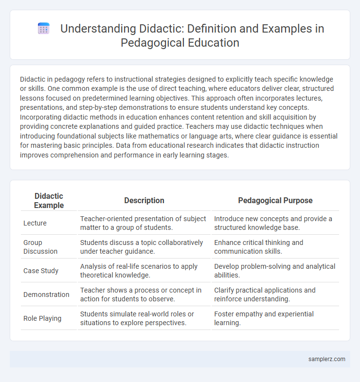 Understanding Didactic: Definition and Examples in Pedagogical Education