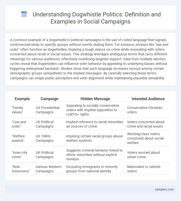 Understanding Dogwhistle Politics: Definition and Examples in Social Campaigns