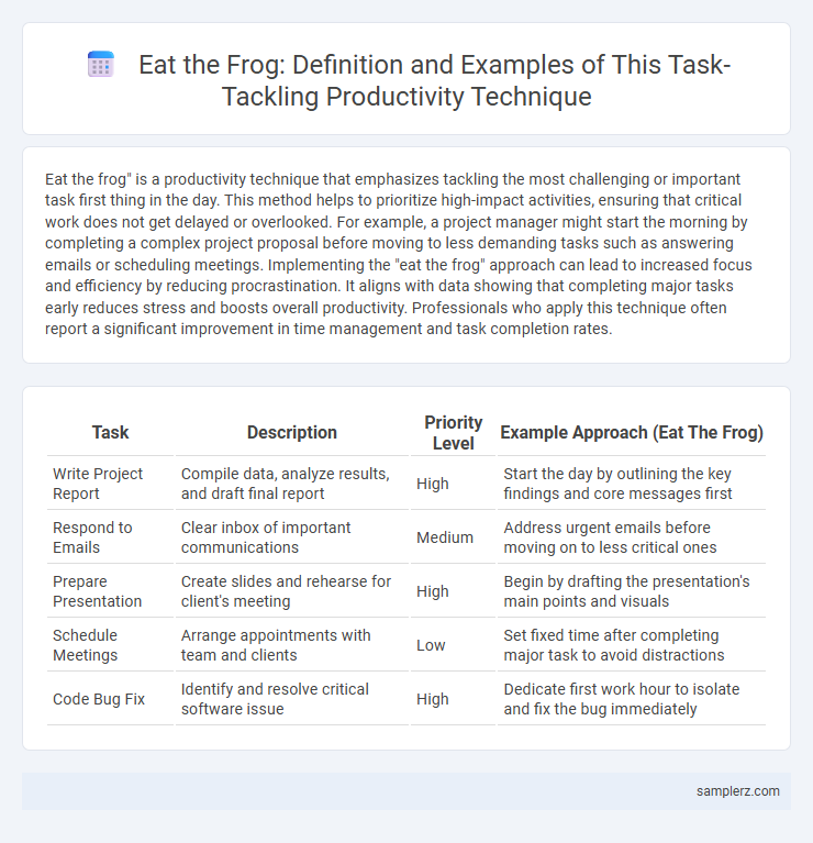 Eat the Frog: Definition and Examples of This Task-Tackling Productivity Technique