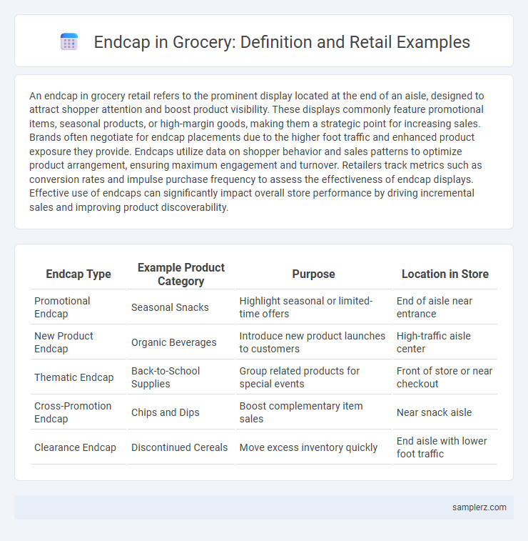 Endcap in Grocery: Definition and Retail Examples