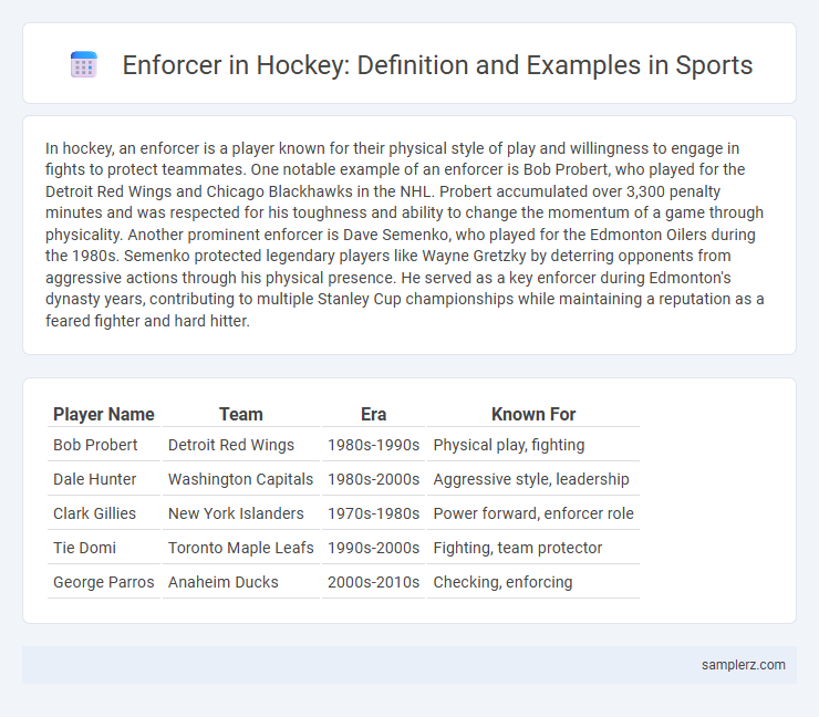 Enforcer in Hockey: Definition and Examples in Sports