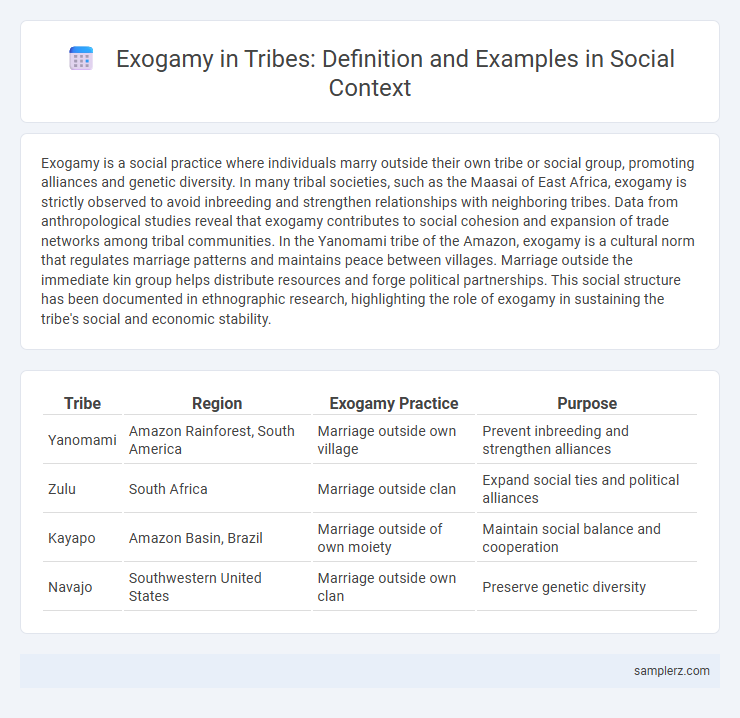 Exogamy in Tribes: Definition and Examples in Social Context