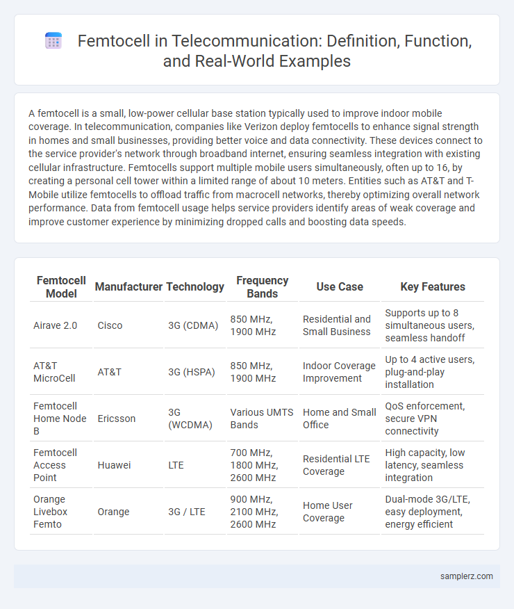 Femtocell in Telecommunication: Definition, Function, and Real-World Examples