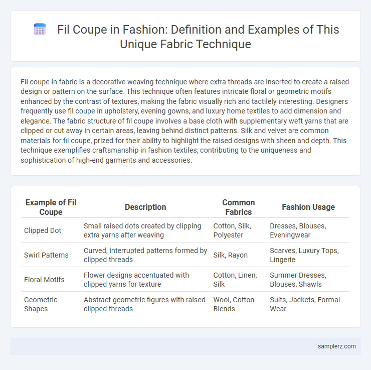 Fil Coupe in Fashion: Definition and Examples of This Unique Fabric Technique