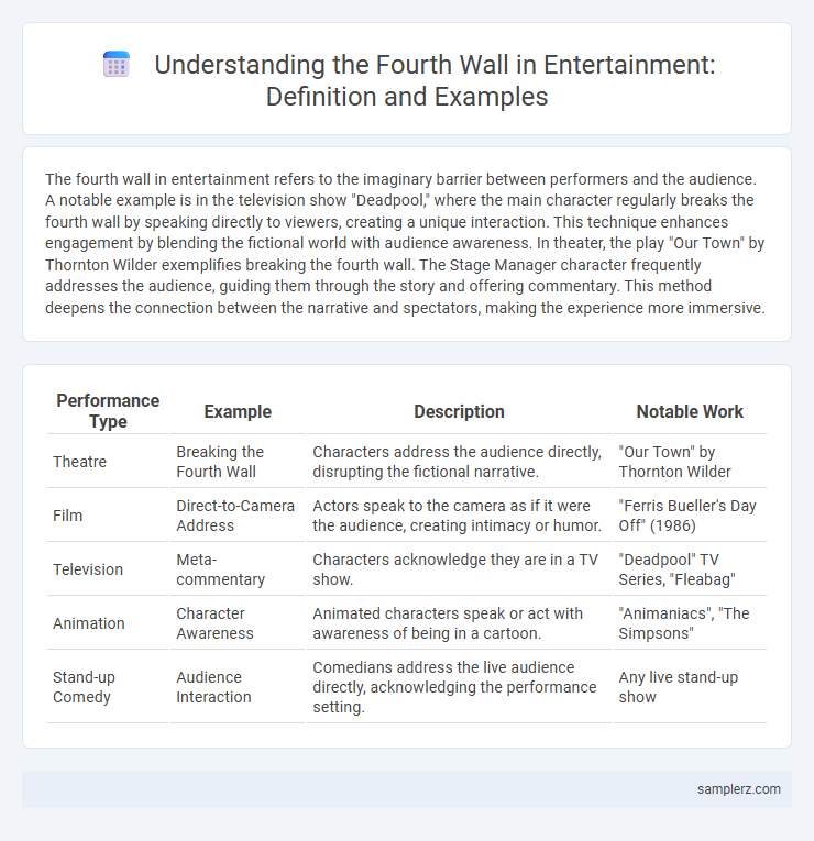 Understanding the Fourth Wall in Entertainment: Definition and Examples