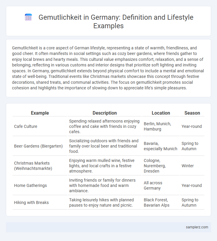 Gemutlichkeit in Germany: Definition and Lifestyle Examples