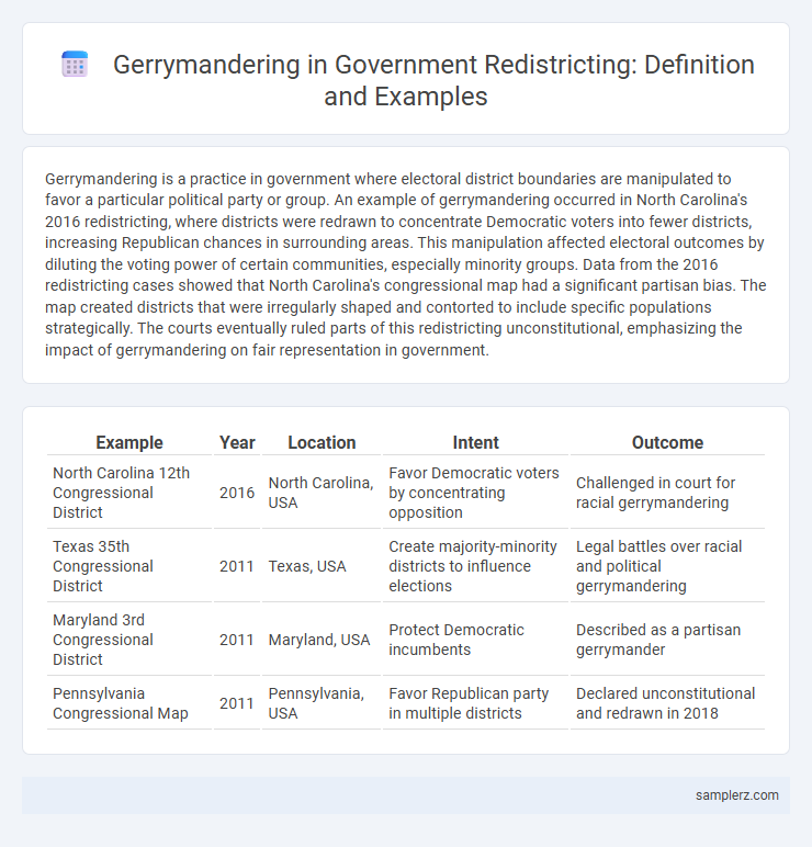 Gerrymandering in Government Redistricting: Definition and Examples