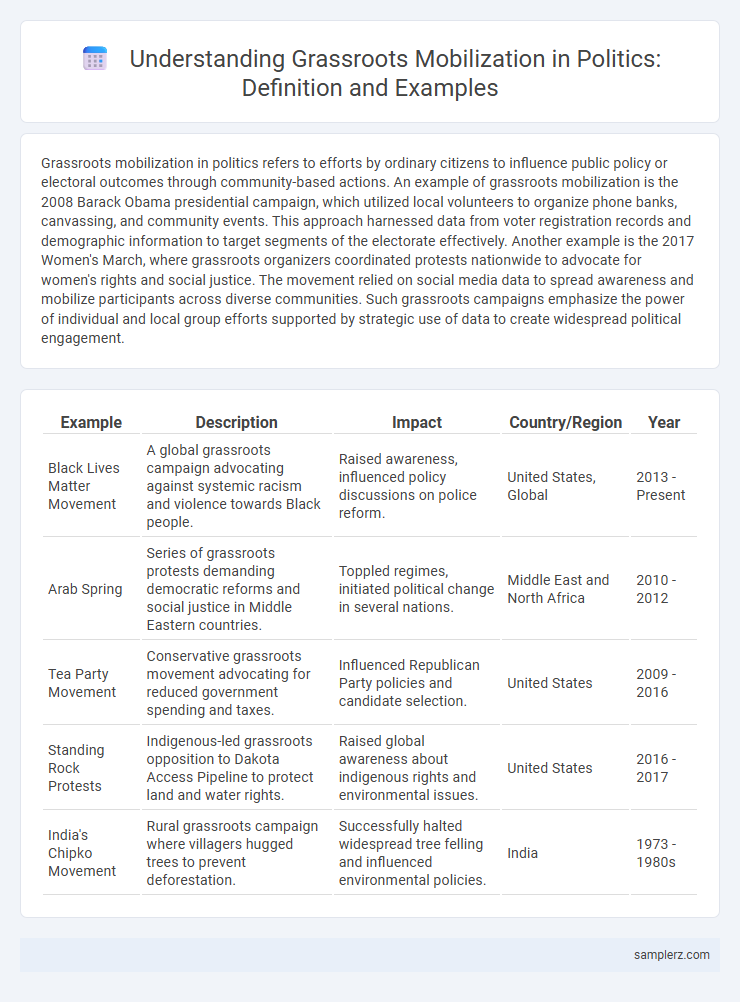 Understanding Grassroots Mobilization in Politics: Definition and Examples