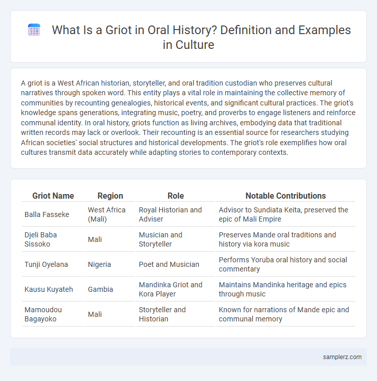 What Is a Griot in Oral History? Definition and Examples in Culture
