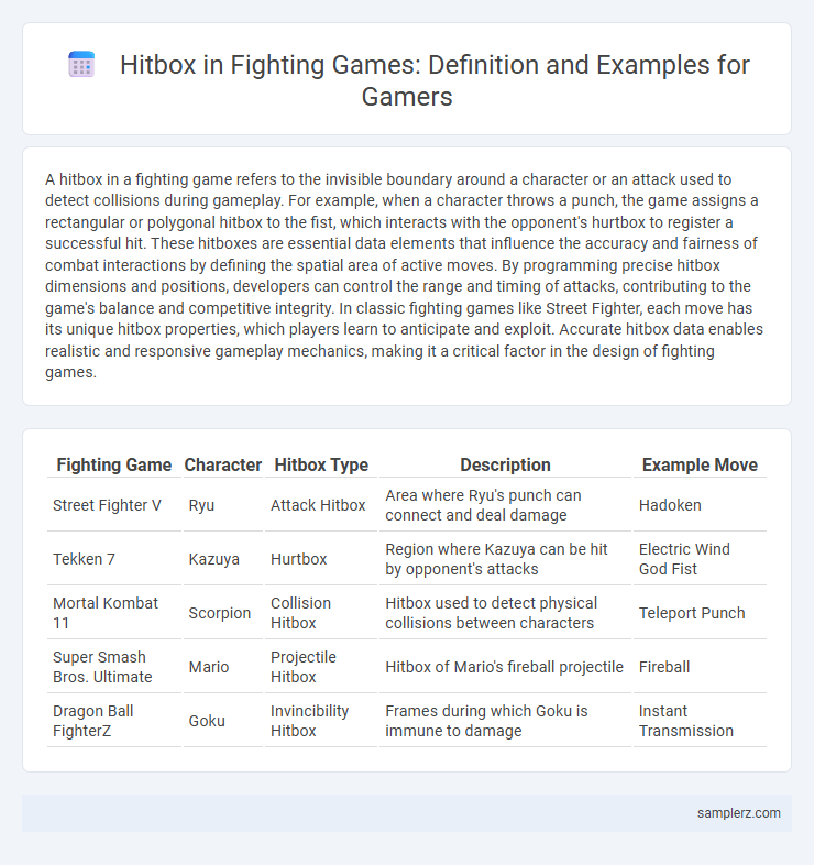 Hitbox in Fighting Games: Definition and Examples for Gamers