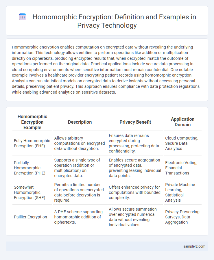Homomorphic Encryption: Definition and Examples in Privacy Technology