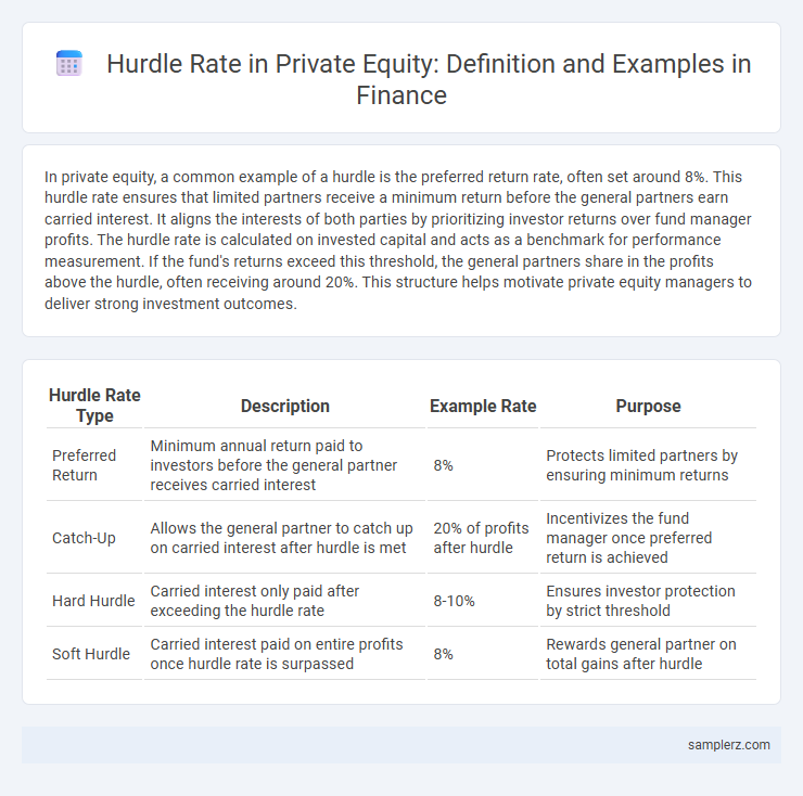 Hurdle Rate in Private Equity: Definition and Examples in Finance