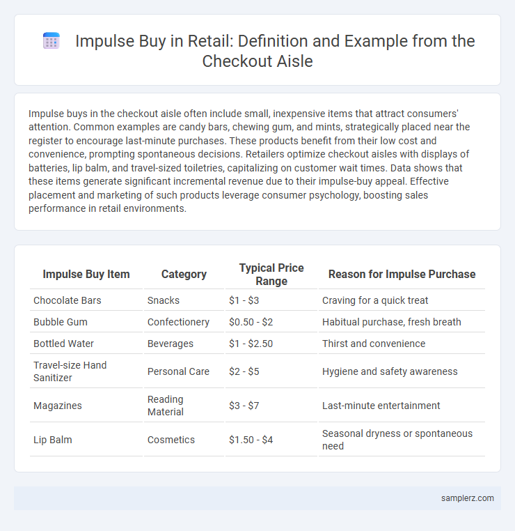 Impulse Buy in Retail: Definition and Example from the Checkout Aisle