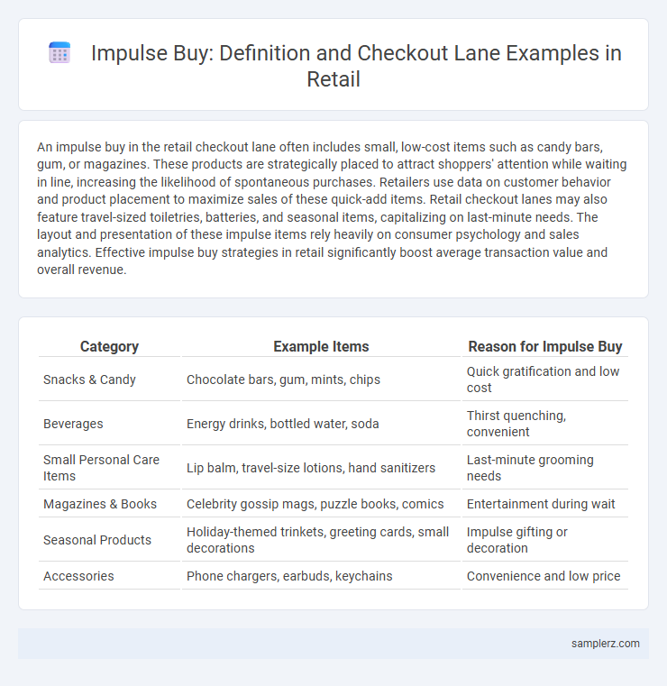 Impulse Buy: Definition and Checkout Lane Examples in Retail