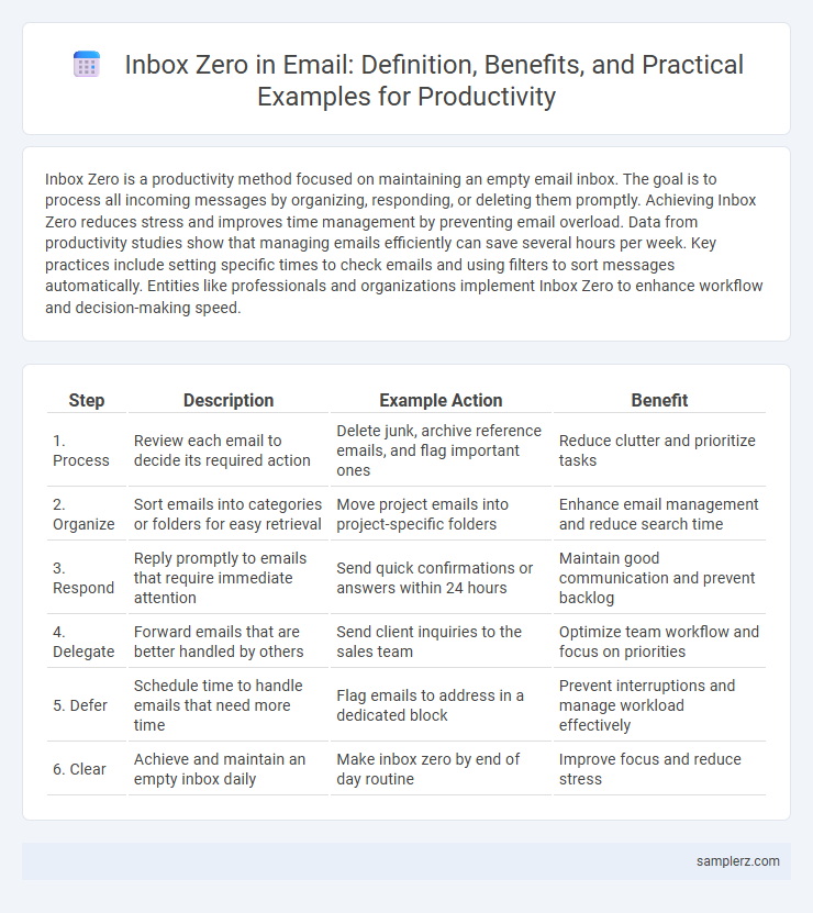 Inbox Zero in Email: Definition, Benefits, and Practical Examples for Productivity