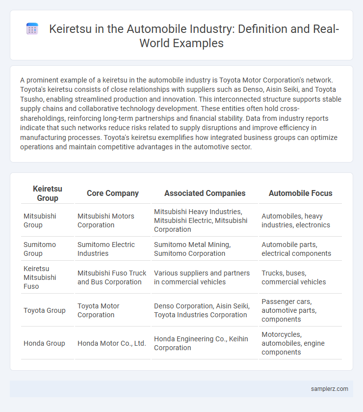 Keiretsu in the Automobile Industry: Definition and Real-World Examples