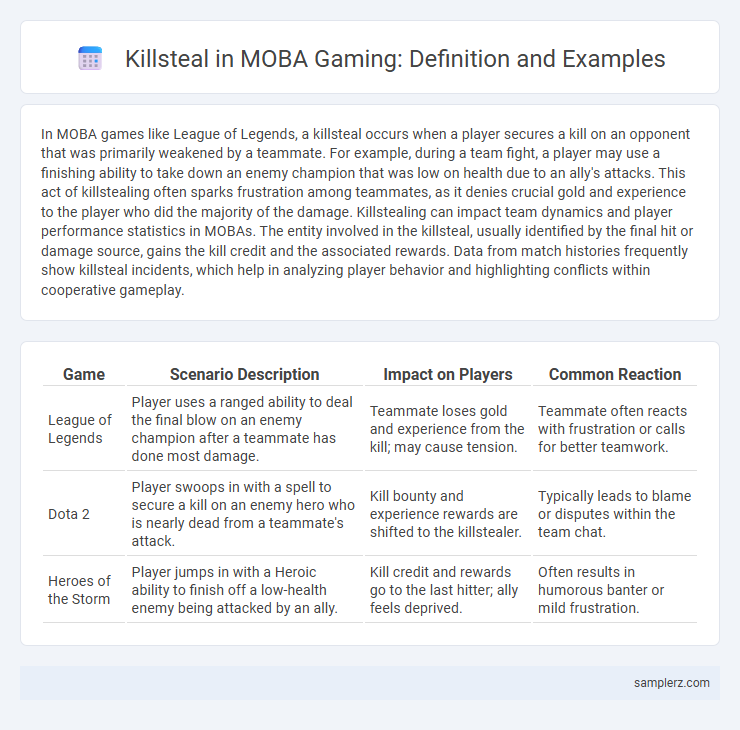 Killsteal in MOBA Gaming: Definition and Examples