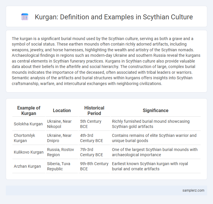 Kurgan: Definition and Examples in Scythian Culture