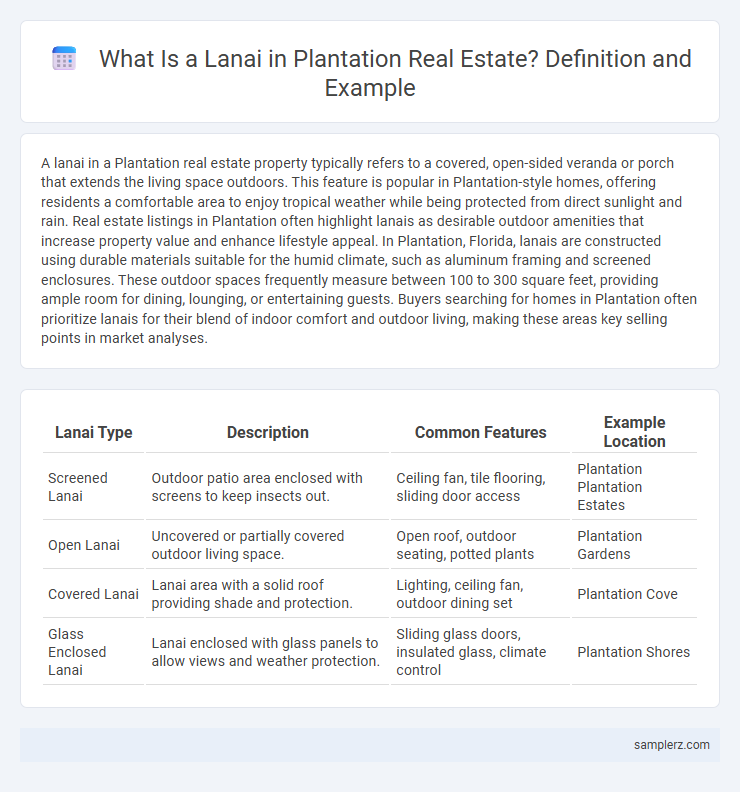 What Is a Lanai in Plantation Real Estate? Definition and Example